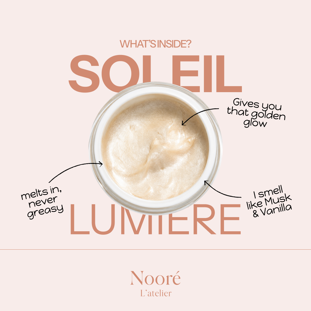 ✨ Soleil Lumière - معجون مسك الجسم اللامع 