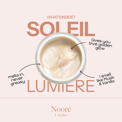 ✨ Soleil Lumière - معجون مسك الجسم اللامع 